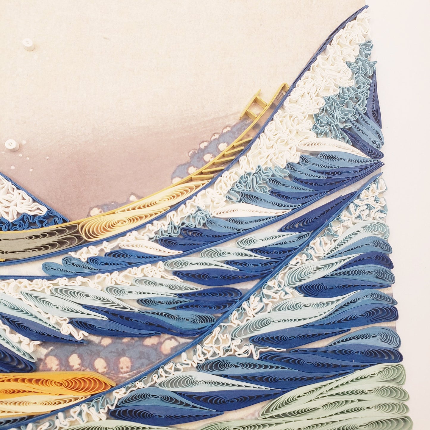 The Great Wave off Kanagawa | Hokusai | Quilling Art Piece frame | Handmade art