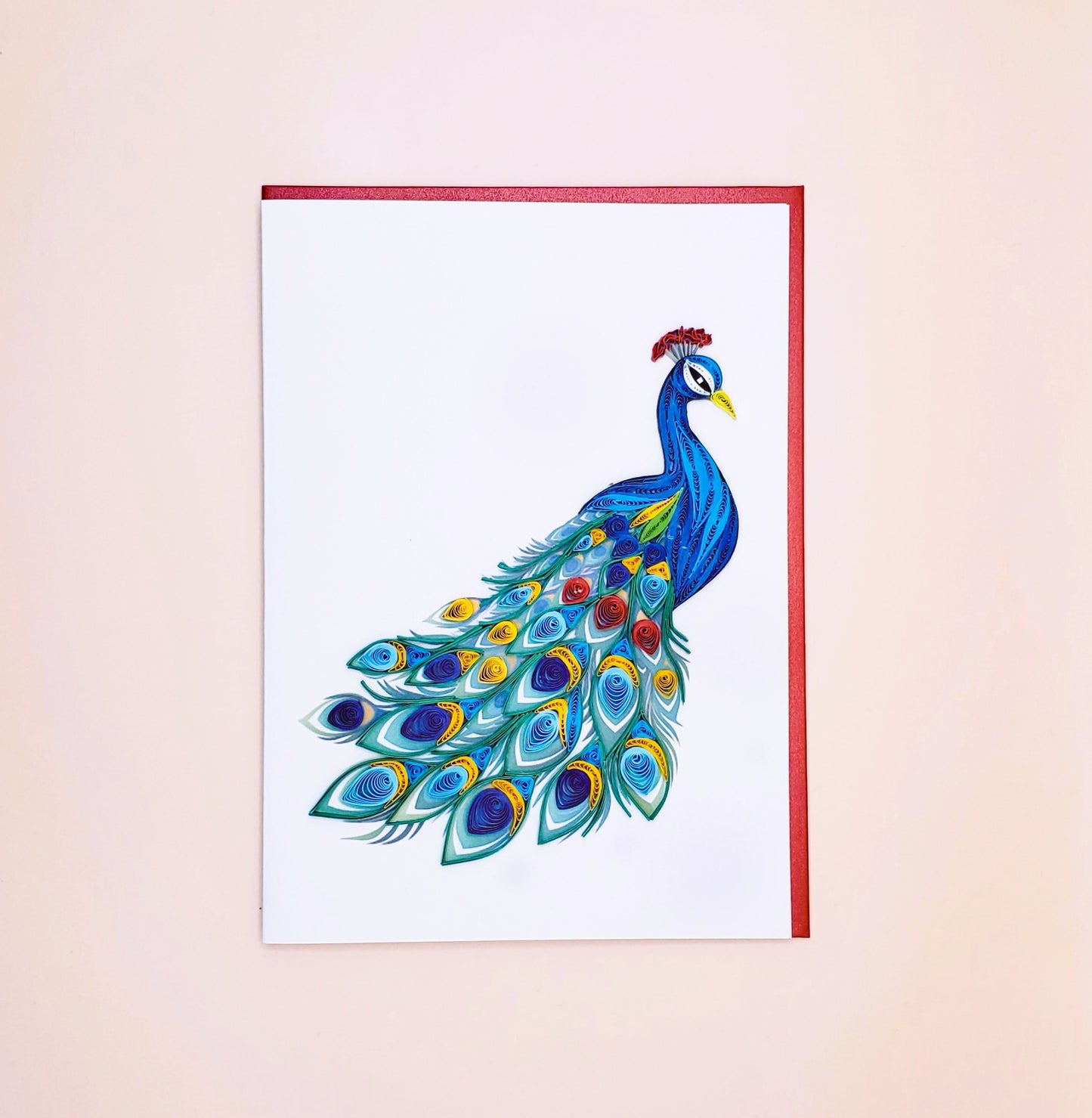 Peacock | Quilled Greeting Card