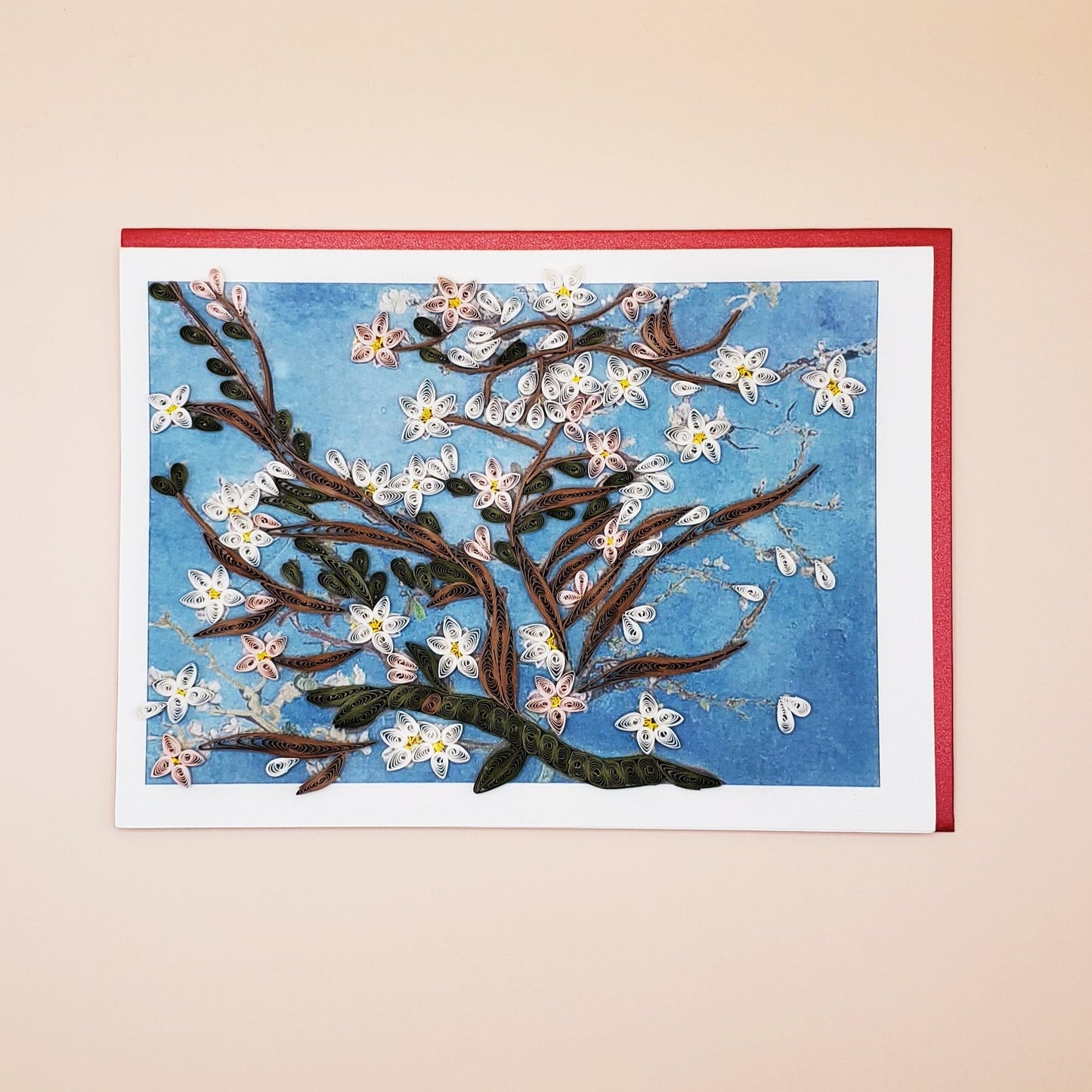 Almond Blossom | Vincent van Gogh | Quilled Greeting Card