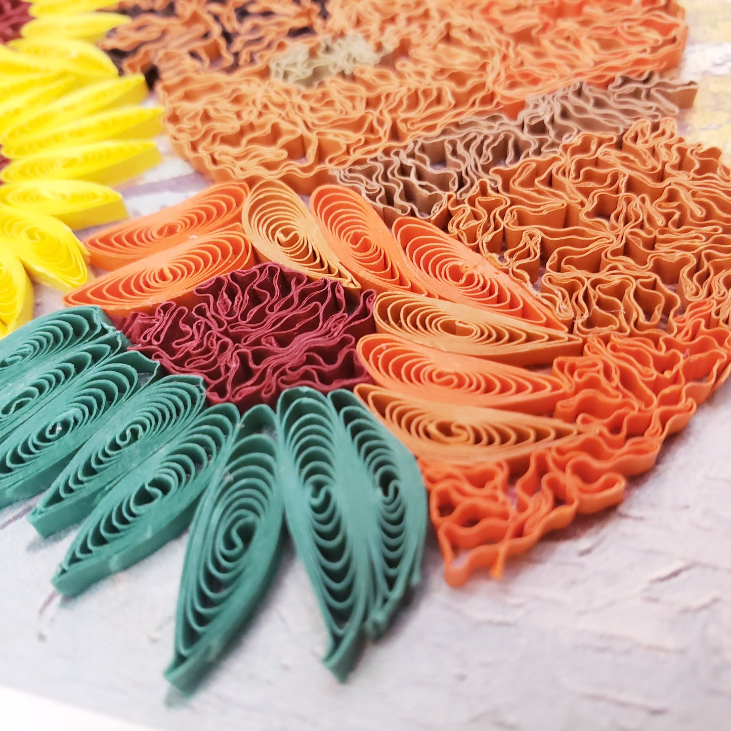 Vase of Sunflowers | Vincent van Gogh | Quilled Greeting Card