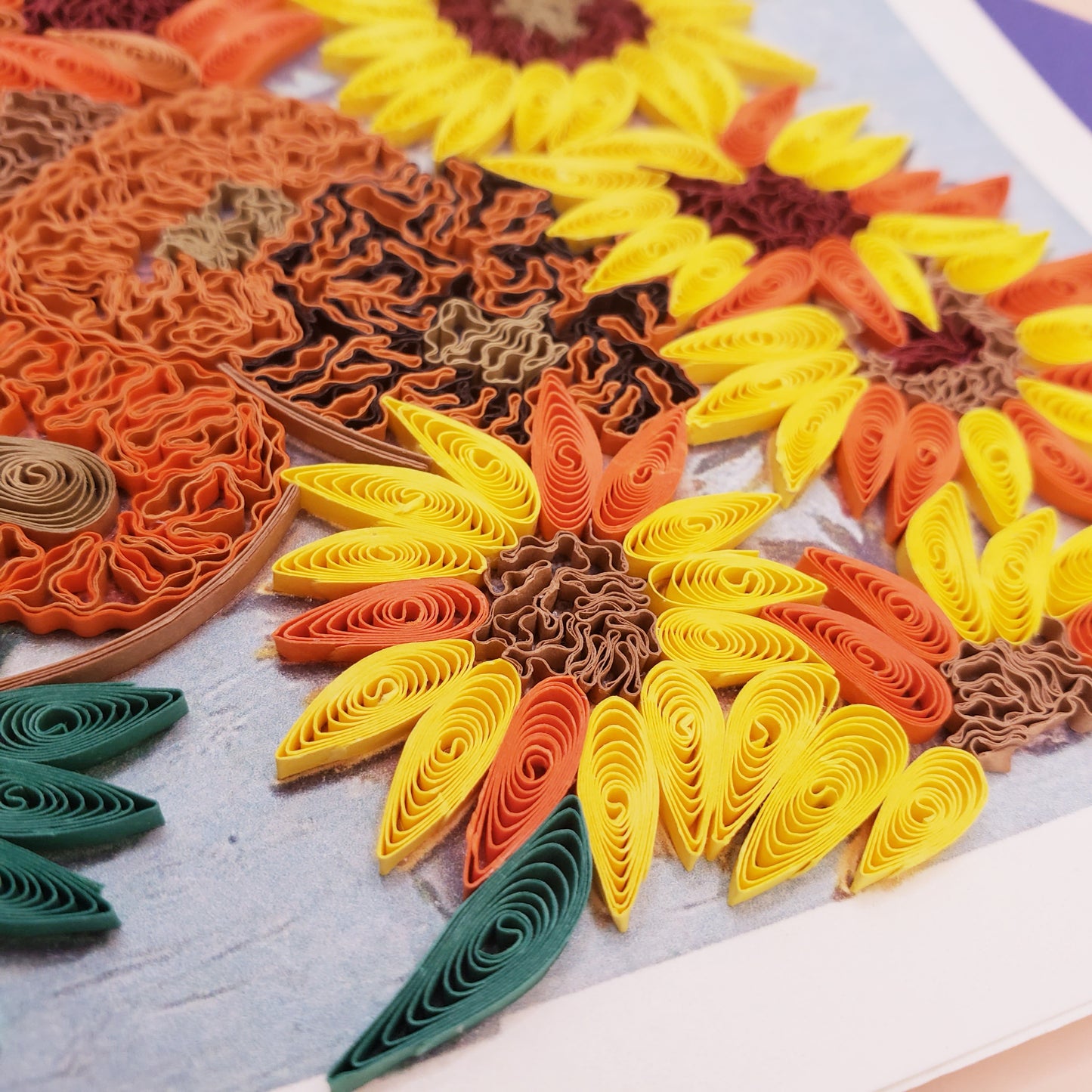Vase of Sunflowers | Vincent van Gogh | Quilled Greeting Card
