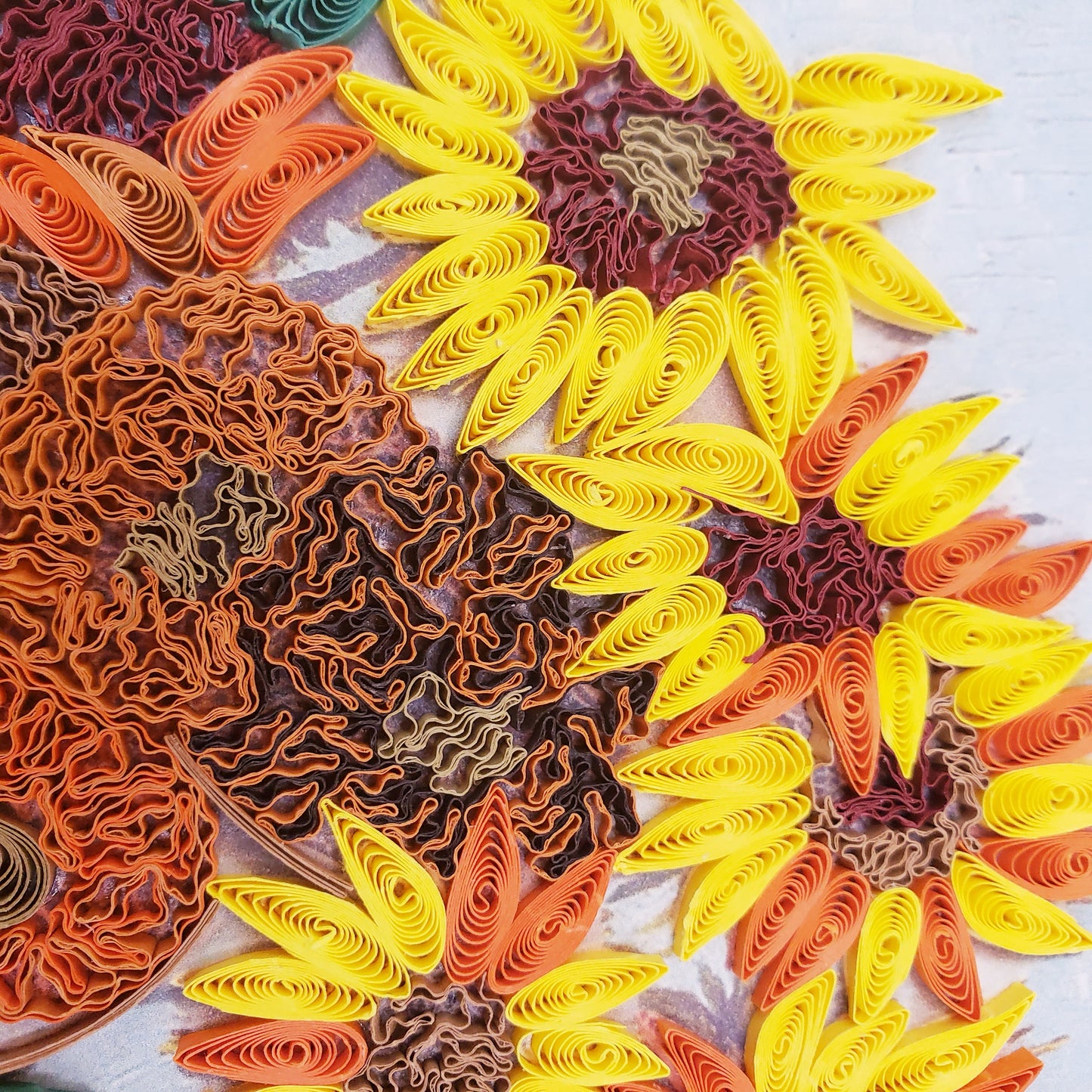 Vase of Sunflowers | Vincent van Gogh | Quilled Greeting Card