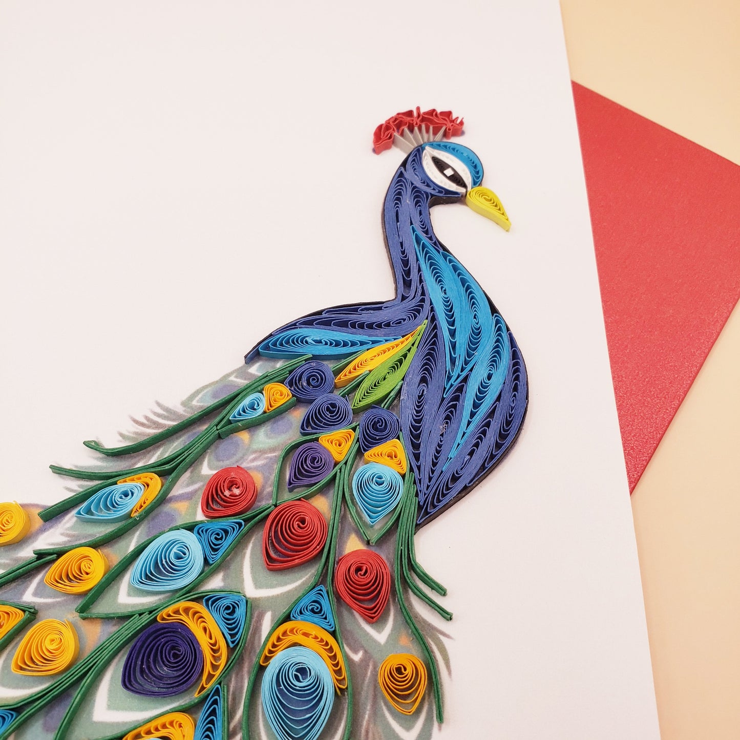 Peacock | Quilled Greeting Card