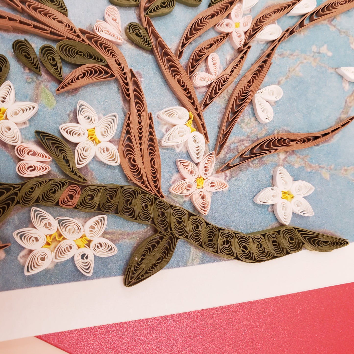 Almond Blossom | Vincent van Gogh | Quilled Greeting Card
