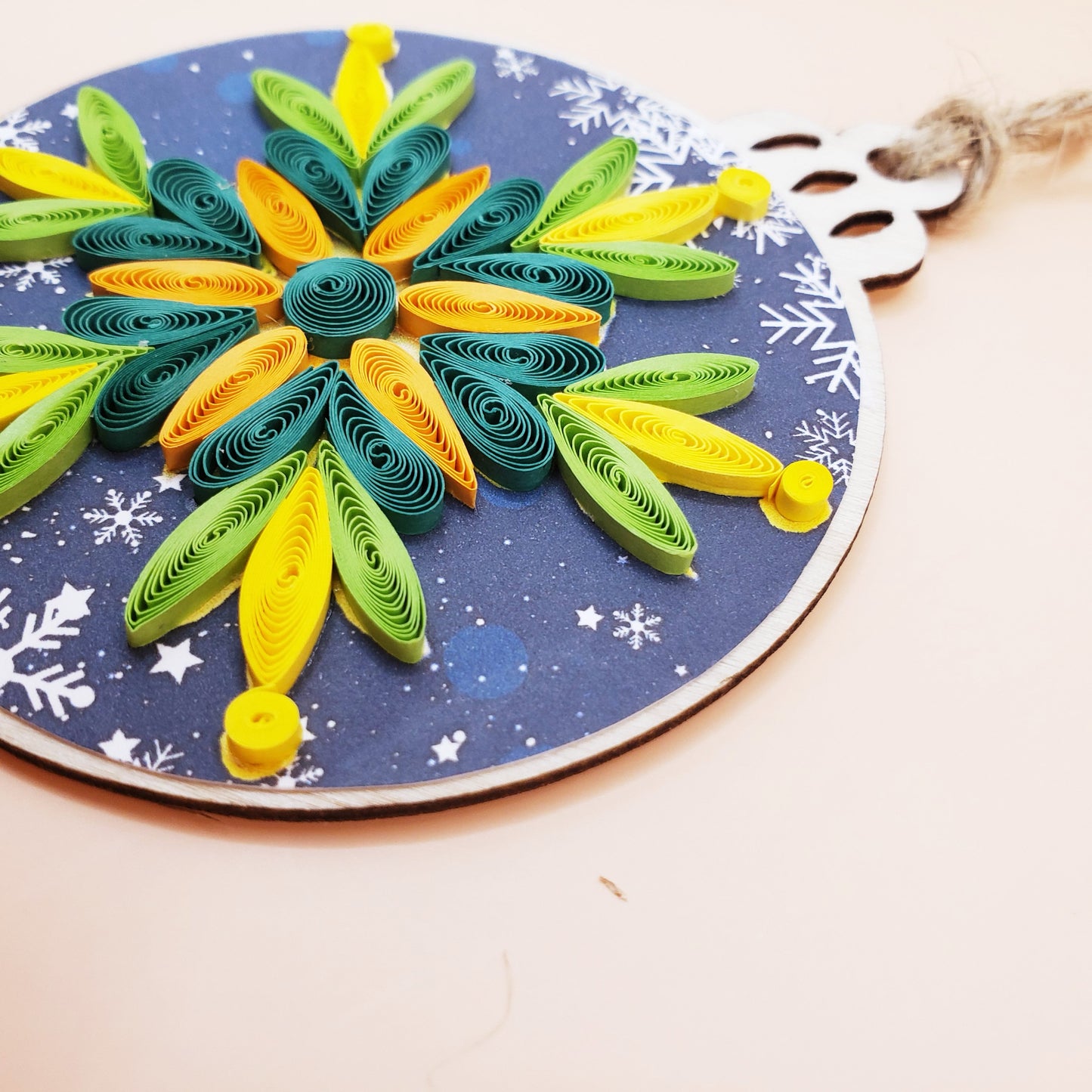 Handmade Quilling Ornament – Snowflake