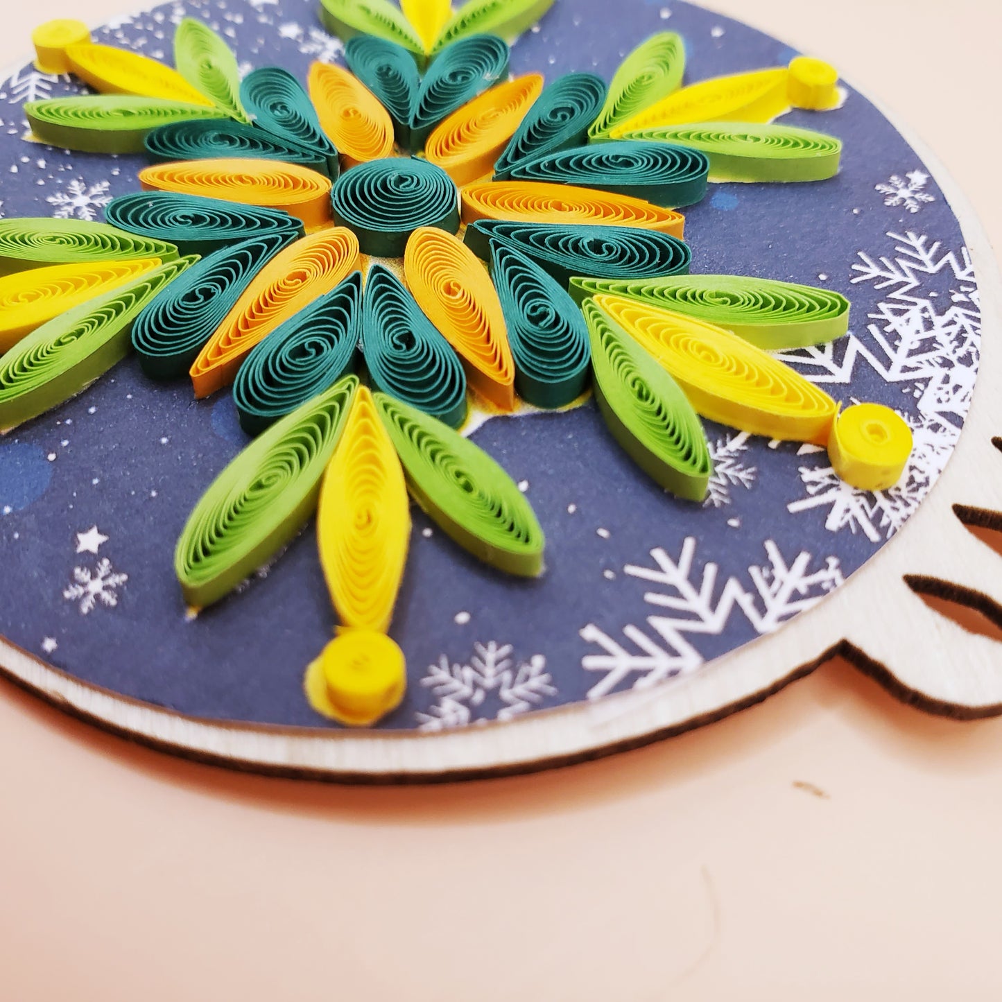 Handmade Quilling Ornament – Snowflake