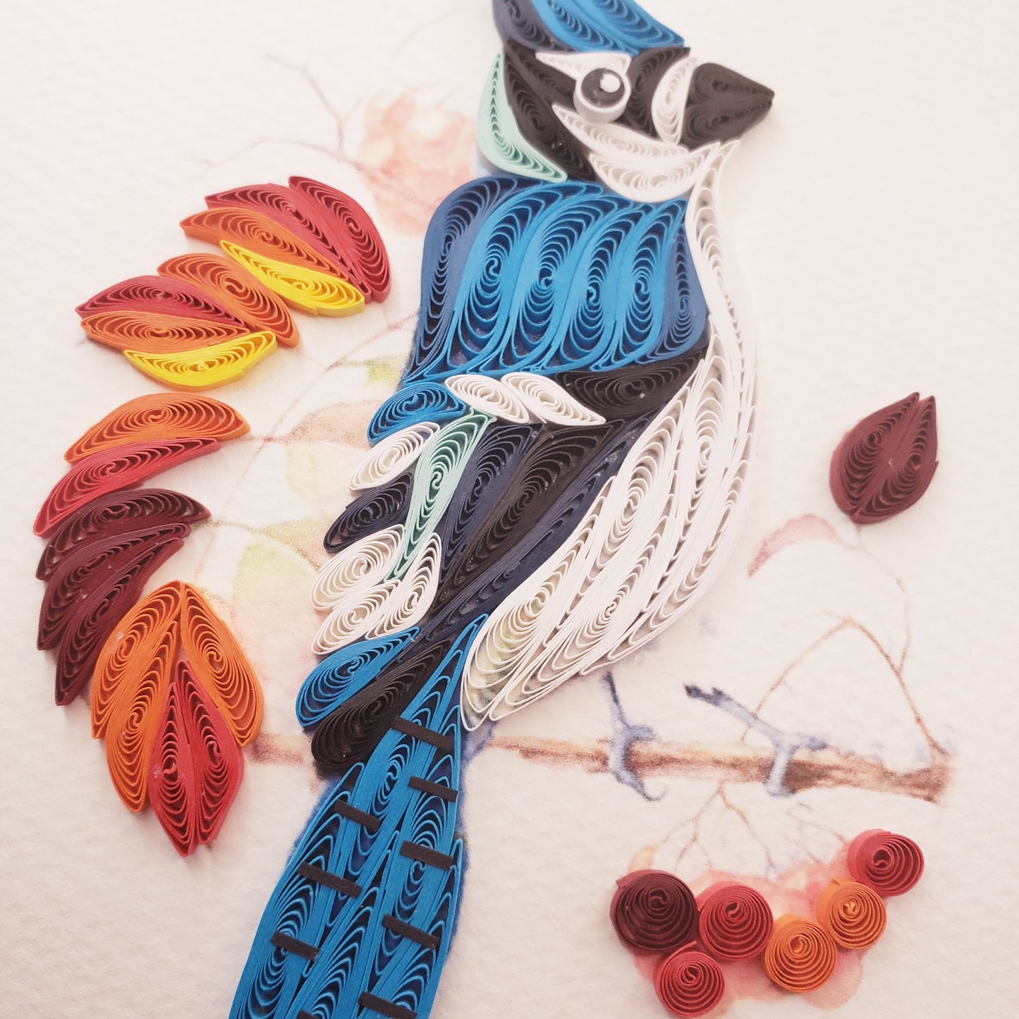 Blue Jay in Autumn