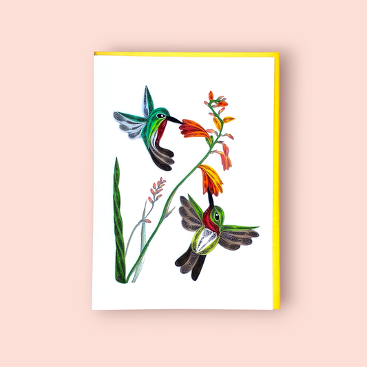 Ruby-Throated Hummingbirds & Coppertips