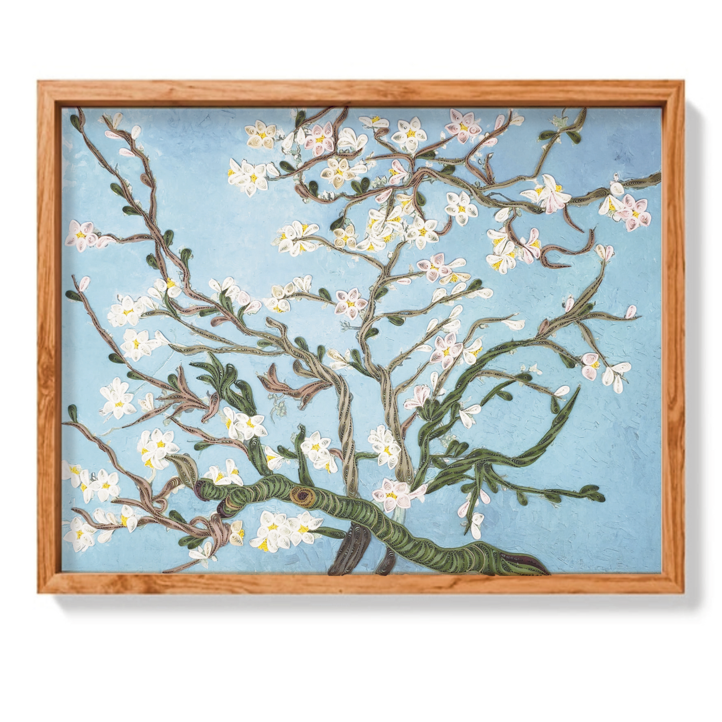 Almond Blossom | Quilling Art Piece frame | Handmade art