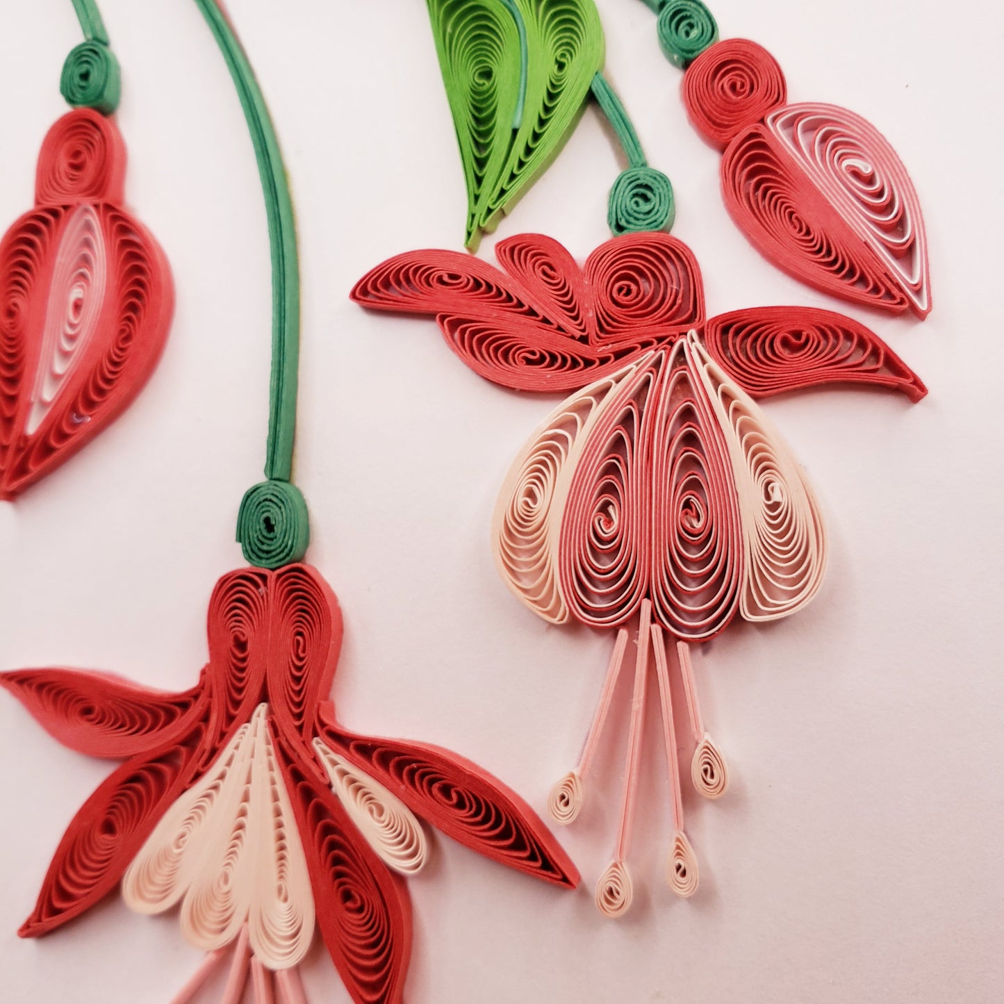 Fuchsia | Quilled Greeting Card - Handmade